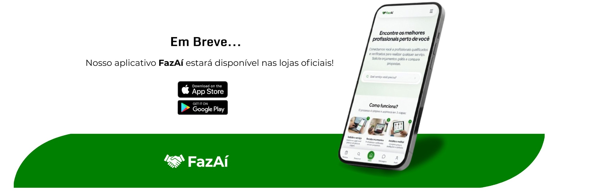 Em breve: App Faz Aí